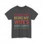 It's Not Easy Being My Wife's Arm Candy Retro Funny Husband T-Shirt