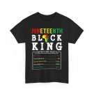 Juneteenth 1865 Shirt, Black King Nutritional Facts Freedom Men T-Shirt