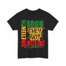 Juneteenth 1865 T-Shirt, They Don't Like Us June 19th 1865 Freedom T-Shirt