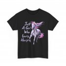 Just A Girl Who Loves Horse T-shirt, Horseback Riding Lovers Women Girls Shirt