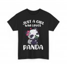 Just A Girl Who Loves Panda Shirt, Panda Animals Lovers Zookeeper T-Shirt