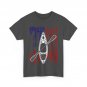 Kayak American Flag Shirt, Kayaking Paddling Lovers Kayaker T-Shirt