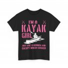 Kayaker Girl Shirt, Kayaking Lovers Kayak Paddling Women Girls T-Shirt