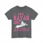 Kayaker Girl Shirt, Kayaking Lovers Kayak Paddling Women Girls T-Shirt
