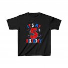 Kids It's My 5th Birthday Spider Party Birthday Boys Girls T-Shirt