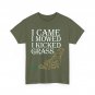 Lawn Mower T-Shirt, I Came I Mowed I Kicked Grass Mowing Lawn Shirt
