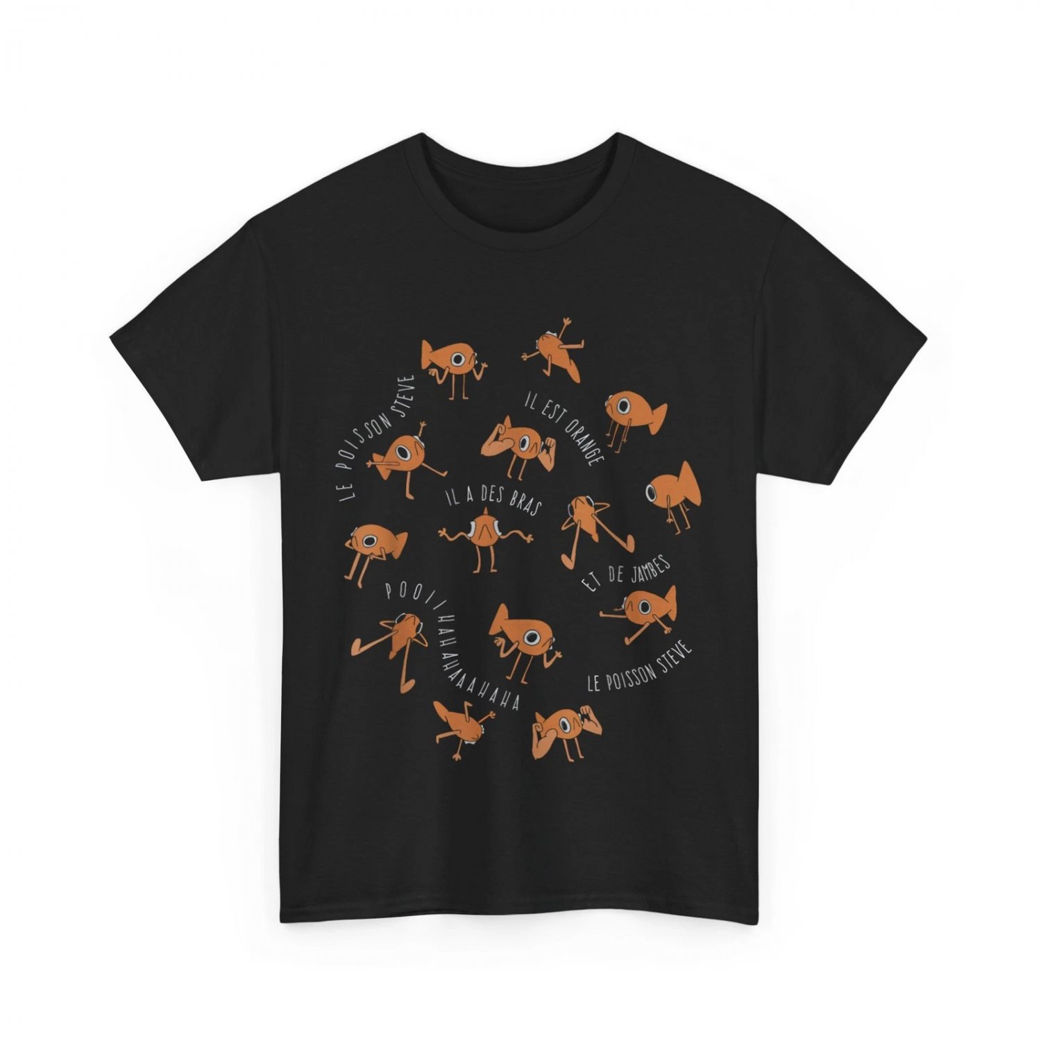 Le Poisson Steve Funny Fish meme T-Shirt