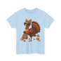 Leopard Turkey with Sunglasses Funny Thanksgiving Women T-Shirt