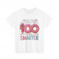 Little Miss 100 Days Smarter Kids Girls 100th Day of School T-Shirt