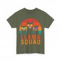 Llama T-Shirt, Llama Squad Animals Lovers Women Men Vintage T-Shirt