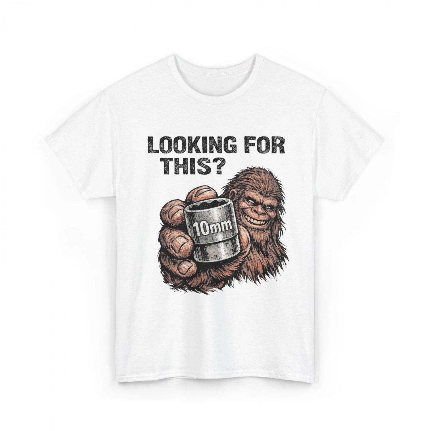 Looking for This_ Shirt, Bigfoot 10mm Socket Mechanic Funny T-Shirt