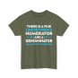 Math T-Shirt, Fine Line Numerator Denominator Math Lovers Funny Shirt
