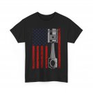 Mechanic American Flag Piston Muscle Car Mechanics Lovers Vintage Shirt