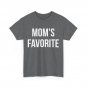 Mom Shirt, Mom's Favorite Daughter Son Mother's Day Mommy T-shirt