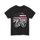 MTB Shirt, American Flag Mountain Bike Biking Lovers Biker Men T-Shirt