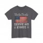 No Kings Day Shirt, No King American Flag Patriotic Shirt