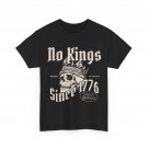 No Kings Day Shirt, No Kings in America Since 1776 Skull Patriotic T-Shirt No Kings Day Shirt, No Kings in America Since 1776 Skull Patriotic T-Shirt
