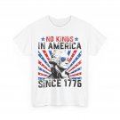 No Kings In America Since 1776 American Flag Independence Day Vintage Shirt
