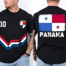 Panama Soccer Shirt, Panamanian Flag Panama Number 10 Soccer Jersey Style Shirt