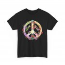 Peace Sign Tie Dye Shirt, Peace Love Hippie Peace Sign Lovers Women Men T-Shirt