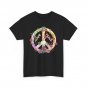 Peace Sign Tie Dye Shirt, Peace Love Hippie Peace Sign Lovers Women Men T-Shirt