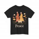 Peace Walking Monks Zen Calm Minimalist Art Women Men T-Shirt Peace Walking Monks Zen Calm Minimalist Art Women Men T-Shirt