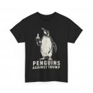 Penguins Against Trump T-shirt, Penguin Flippers Up Middle Finger Shirt