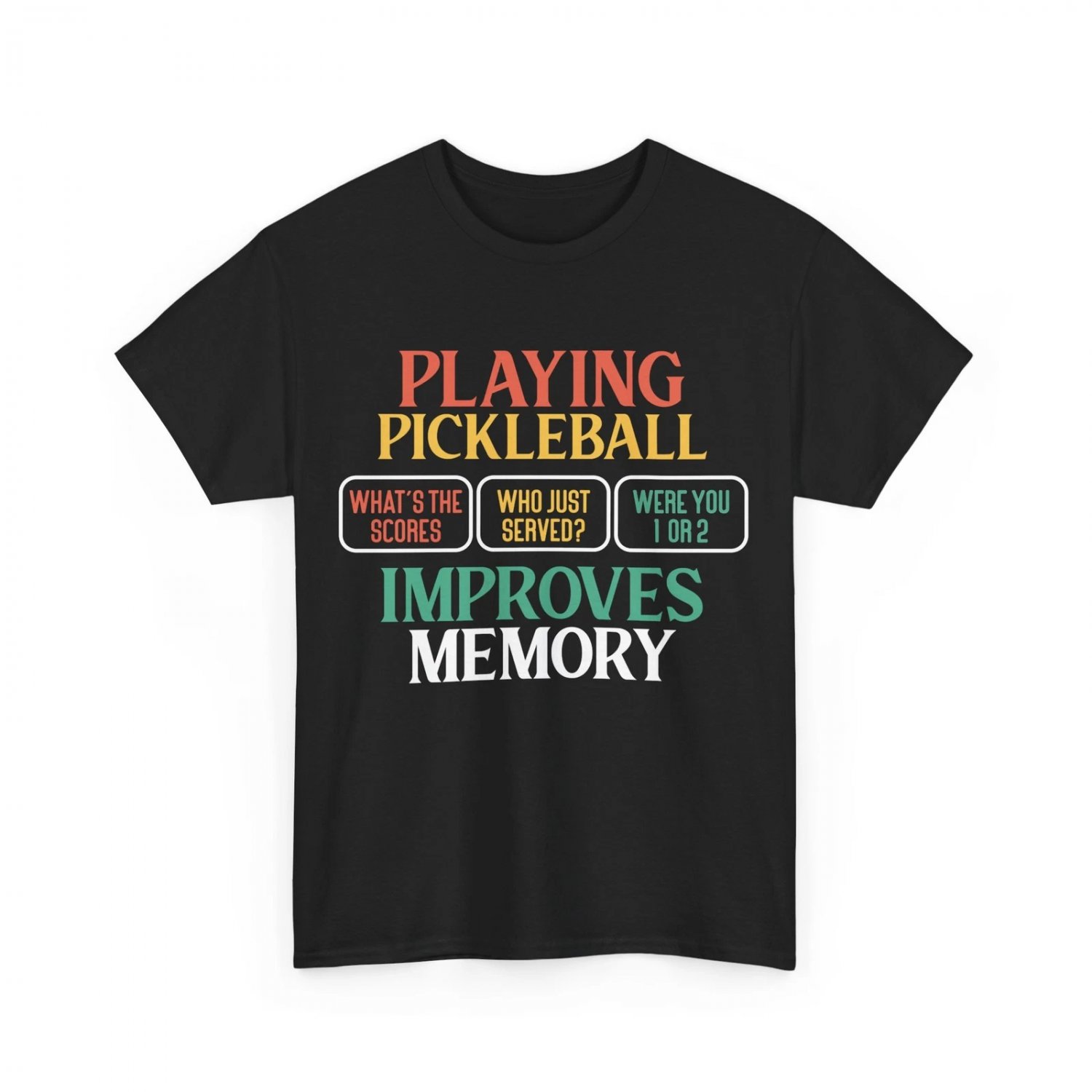 Pickleball Shirt, Playing Pickleball Improves Memory Pickleball Player Shirt