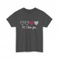 PS I Love You Shirt, Valentine's Day Hearts Women Men Cute Shirt