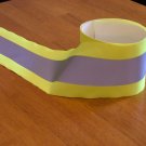 Reflective 4" wide Vest Trim Fabric 4" x 30ft