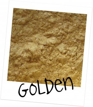 Mineral Makeup Eye Shadow Sample Golden
