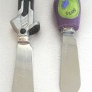 2 Small Stainless Steel Spreading Knives Knife Jar of Grapes & Utensil Cheese Grater Handle 2 Small Stainless Steel Spreading Knives Knife Jar of Grapes & Utensil Cheese Grater Handle