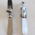 2 Stainless Steel Can Opener Cork Screw Spreading Knives Knife By Cardinal For Cheese Dips 2 Stainless Steel Can Opener Cork Screw Spreading Knives Knife By Cardinal For Cheese Dips