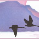 12 Colorful Purple & Pink Bird Sun & Mountains Postcards Correspondence Post Notes Cards 12 Colorful Purple & Pink Bird Sun & Mountains Postcards Correspondence Post Notes Cards