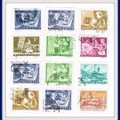 24 Mixed Magyar Posta Hungary Postage Stamps Vintage 24 Mixed Magyar Posta Hungary Postage Stamps Vintage