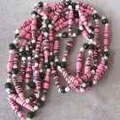 200 Pink Black & White Pearl Loose Beads Various Sizes on Strand Vintage Jewelry 1970s 200 Pink Black & White Pearl Loose Beads Various Sizes on Strand Vintage Jewelry 1970s