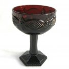 1876 Cape Cod Collection Red Saucer Champagne Glass Goblet Wheaton Glass Co. Vintage Avon 1876 Cape Cod Collection Red Saucer Champagne Glass Goblet Wheaton Glass Co. Vintage Avon