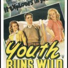 1944 Youth Runs Wild Large Postcard From The Great Trash Films Movie Poster Vintage 1989 1944 Youth Runs Wild Large Postcard From The Great Trash Films Movie Poster Vintage 1989