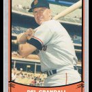 1988 Del Crandall #98 Pacific Baseball Legends Trading Card