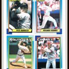 1990 Topps Baseball Trading Cards Lance Parrish Lee Smith Cris Carpenter Fred Toliver 1990 Topps Baseball Trading Cards Lance Parrish Lee Smith Cris Carpenter Fred Toliver