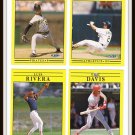 1991 Fleer Baseball Trading Cards Doug Jennings Neal Heaton Eric Davis Luis Rivera Dan Pasqua 1991 Fleer Baseball Trading Cards Doug Jennings Neal Heaton Eric Davis Luis Rivera Dan Pasqua