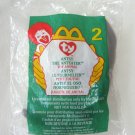 1999 Antsy The Anteater Ty Teenie Beanie Baby #2 in Package McDonald's Toy Animal 1999 Antsy The Anteater Ty Teenie Beanie Baby #2 in Package McDonald's Toy Animal