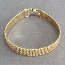Fancy Wide Gold Bracelet Vintage Jewelry 1980s Fancy Wide Gold Bracelet Vintage Jewelry 1980s