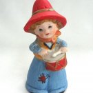 Fine Bisque Porcelain Drummer Boy Collector Bell By Jasco Hand Painted Vintage 1970s Fine Bisque Porcelain Drummer Boy Collector Bell By Jasco Hand Painted Vintage 1970s