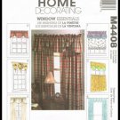 Home Decorating McCall's Sewing Pattern Window Essentials Treatments Valances M4408 Home Decorating McCall's Sewing Pattern Window Essentials Treatments Valances M4408