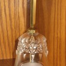 Large Crystal Glass FRIENDS Bell House of Lloyd 1989 Vintage