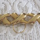 Large Gold Love XXX Scarf Clip Vintage Jewelry Clothing Accessories 1970s Large Gold Love XXX Scarf Clip Vintage Jewelry Clothing Accessories 1970s