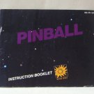 Nintendo Pinball Video Game Instructional Booklet 1985
