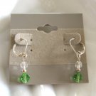 Peridot Gemstone Lever Back Sterling Silver Dangle Earrings 925 Peridot Gemstone Lever Back Sterling Silver Dangle Earrings 925