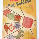 Pot Holders Star American Thread Company Crochet Book No. 32 Vintage 1944